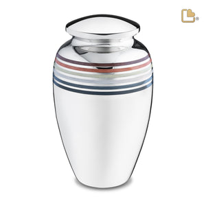 A223 Pride Bear Standard Adult Urn Pol Silver