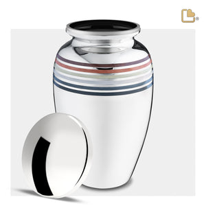 A223 Pride Bear Standard Adult Urn Pol Silver