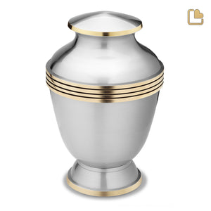 A251 Elegant Standard Adult Urn Bru Pewter