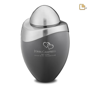 A364 Amore Standard Adult Urn French Grey & Bru Pewter