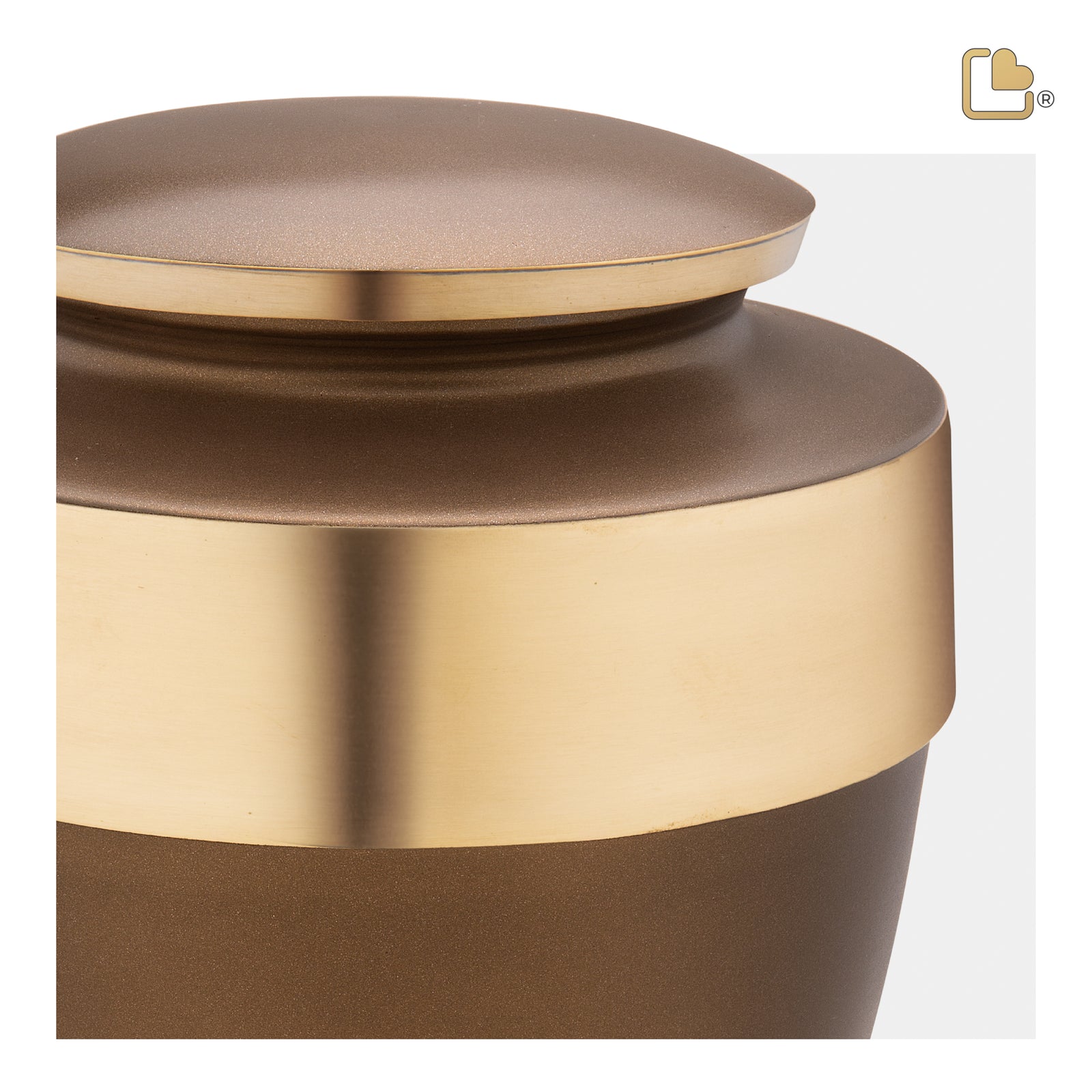 A411 Eternity Standard Adult Urn Auburn & Bru Gold
