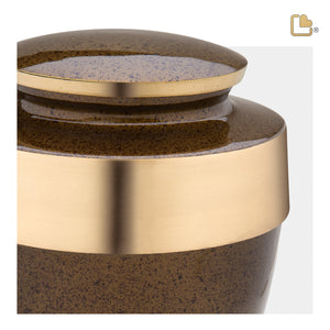 A421 Eternity Standard Adult Urn Speckled Auburn & Bru Gold