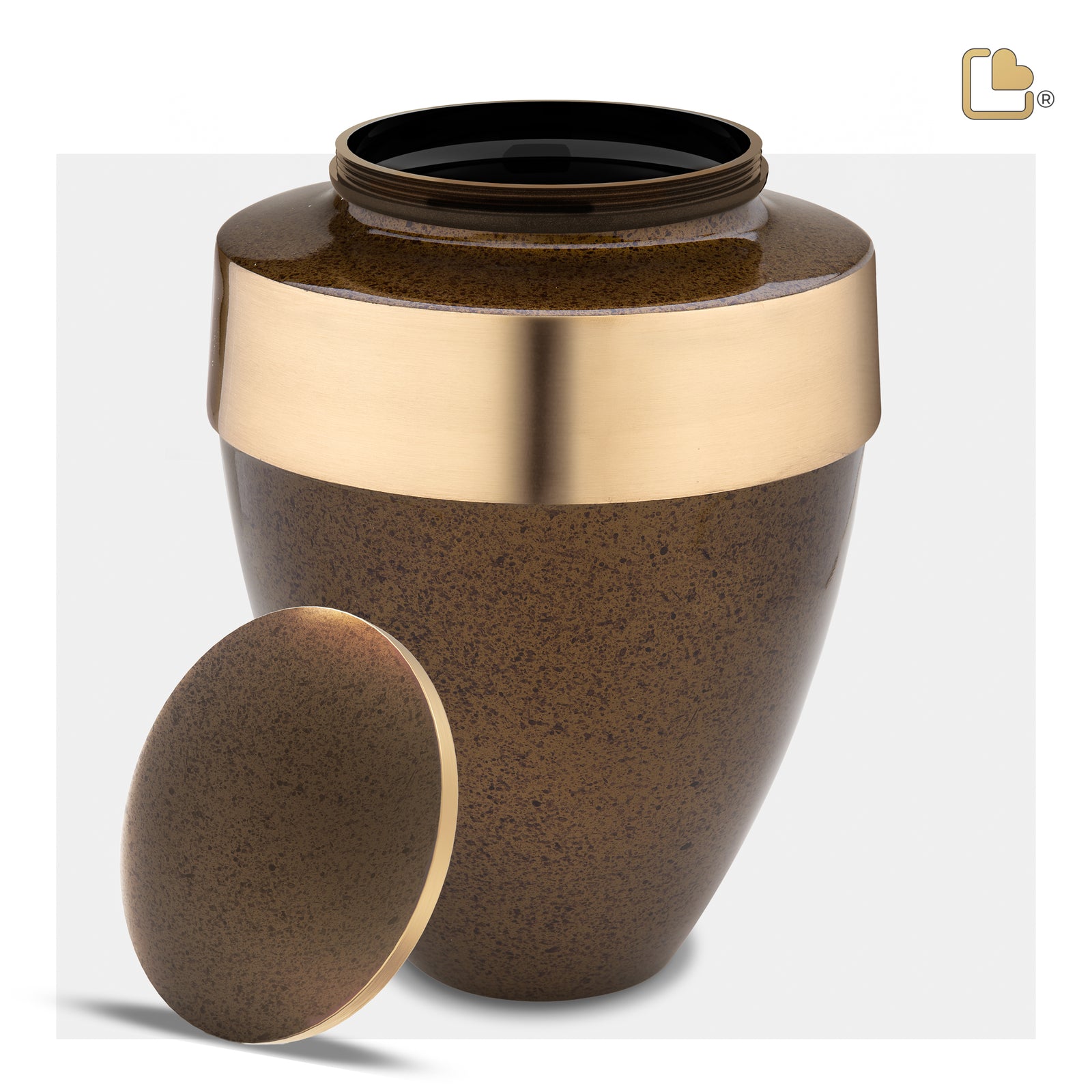 A421 Eternity Standard Adult Urn Speckled Auburn & Bru Gold