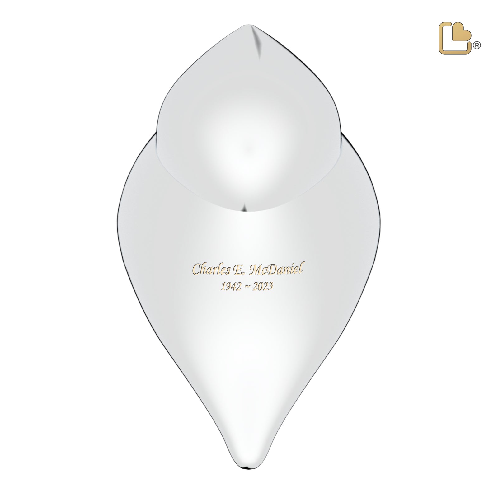 A562 SoulBird Male Standard Adult Urn Pol Silver
