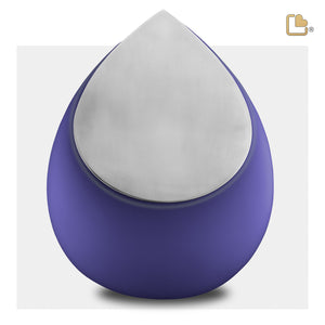 A586 Drop Standard Adult Urn Navy & Bru Pewter