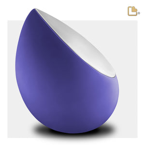 A586 Drop Standard Adult Urn Navy & Bru Pewter