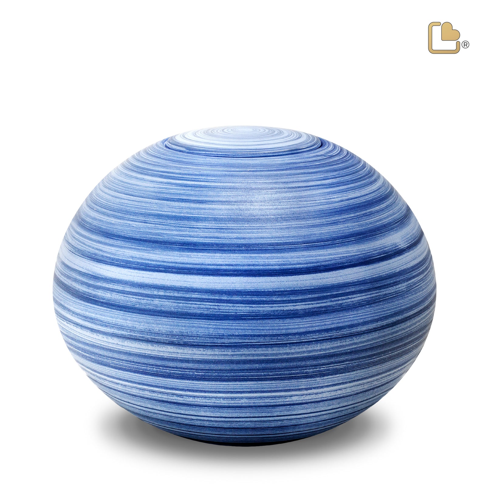 BA101 Mountain Lake Round Adult Urn Eco Pigment