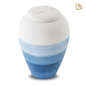 BA121 OceanBlue Standard Adult Urn Eco Pigment