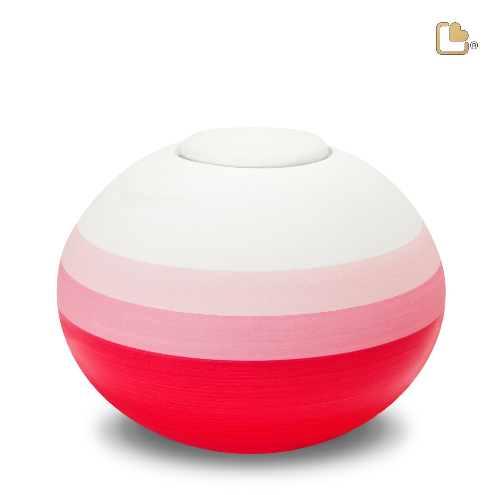 BA140 Scarlet Round Adult Urn Eco Pigment