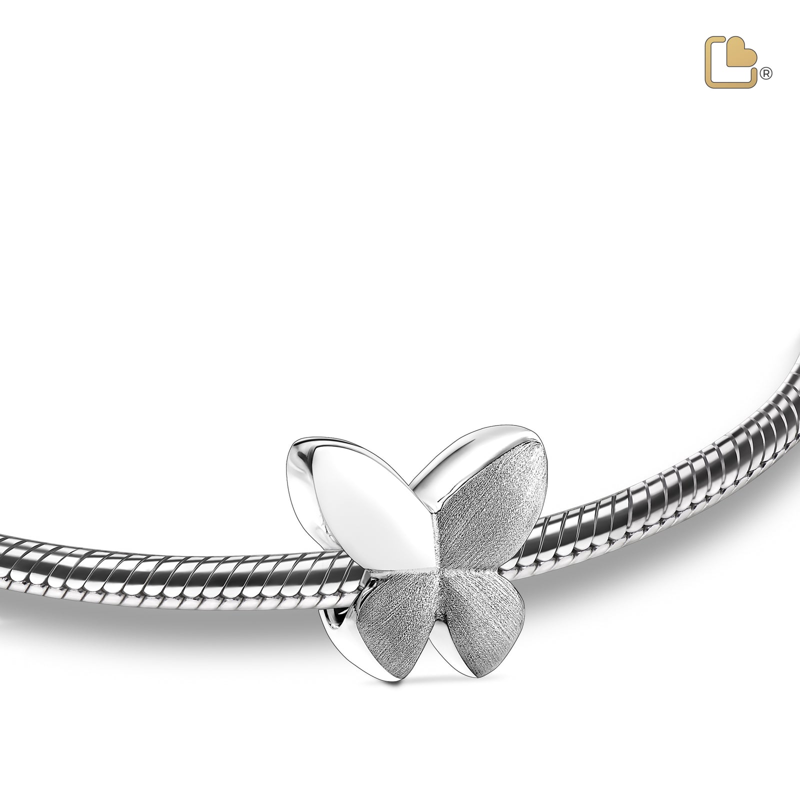 BD2020 Butterfly Ashes Bead Pol & Bru Silver