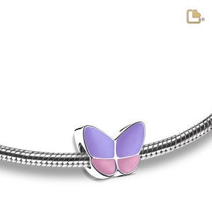 BD2090 Wings of Hope Ashes Bead Pearl Lavender & Pol Silver