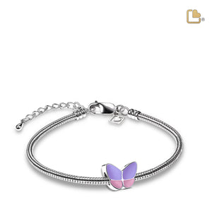 BD2090 Wings of Hope Ashes Bead Pearl Lavender & Pol Silver