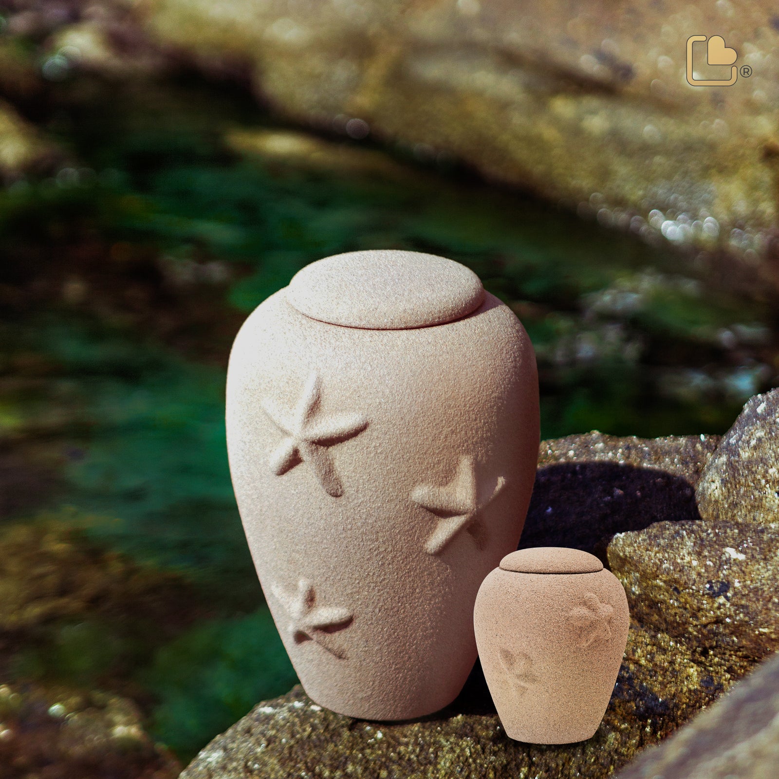 BK111 StarFish Keepsake Urn Eco Sand
