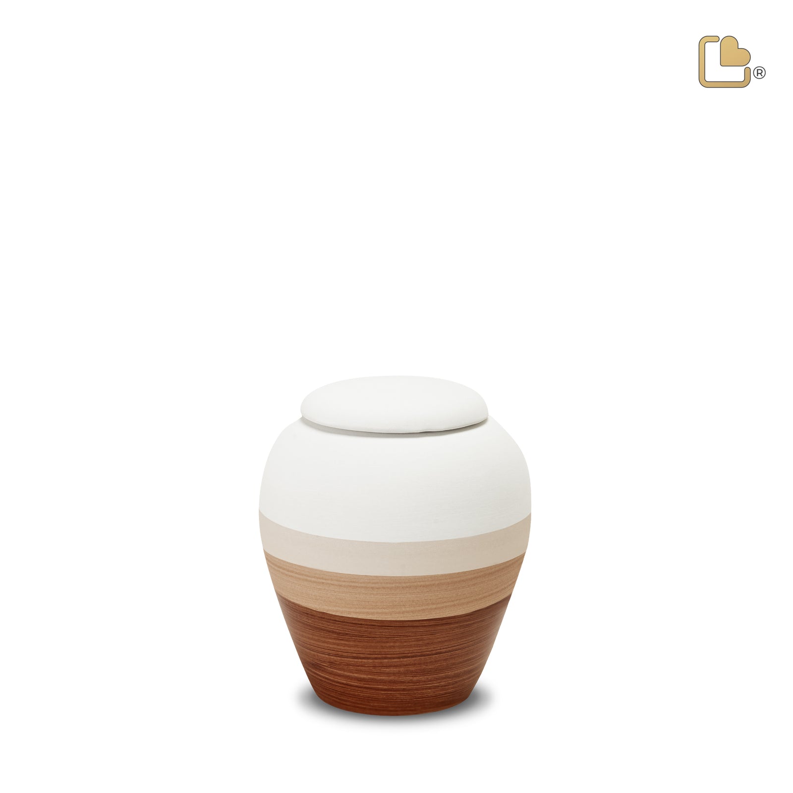 BK120 EarthBrown Keepsake Urn Eco Pigment