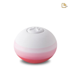 BP151M Scarlet Medium Pet Urn Eco Pigment