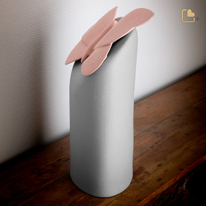CA150 Paradise Butterfly Standard Adult Urn Silver Grey & Pink
