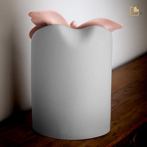 CA150 Paradise Butterfly Standard Adult Urn Silver Grey & Pink