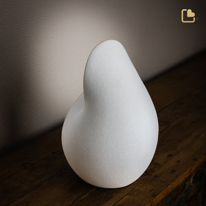 CA160 Soulful Shell Standard Adult Urn White