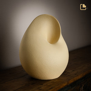CA161 Soulful Shell Standard Adult Urn Yellow