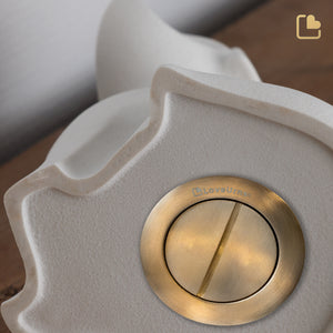 CP190 Dog Pet Urn White