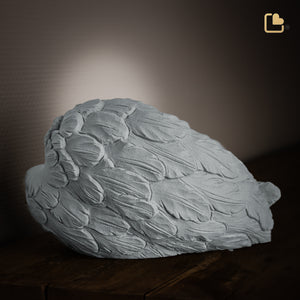 CP201 Angelic Dog Pet Urn Silver Grey