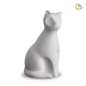 CP210 Cat Pet Urn White