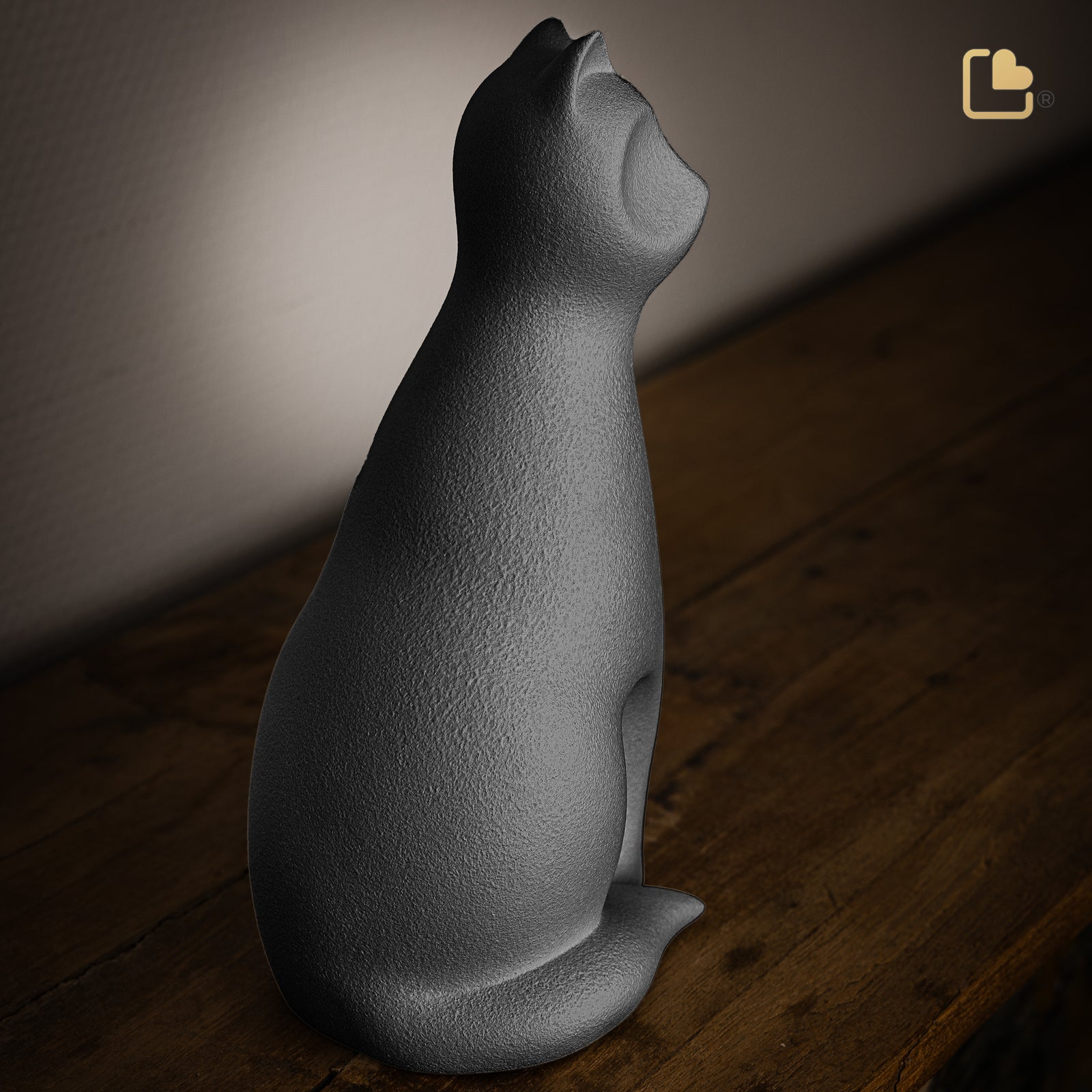 CP211 Cat Pet Urn Onyx