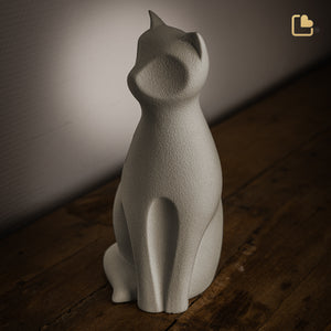 CP212 Cat Pet Urn Brown