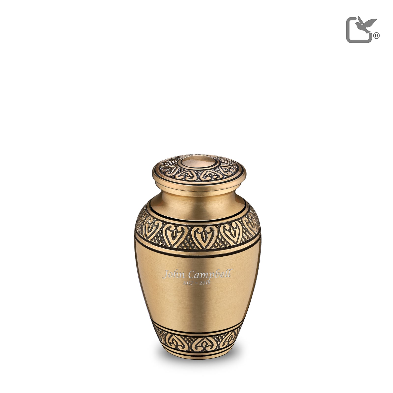 K211 Classic Keepsake Urn Bru Gold