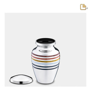 K223 Pride Bear Keepsake Urn Pol Silver