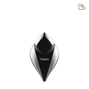 K561 SoulBird Keepsake Urn Midnight & Hmd Silver