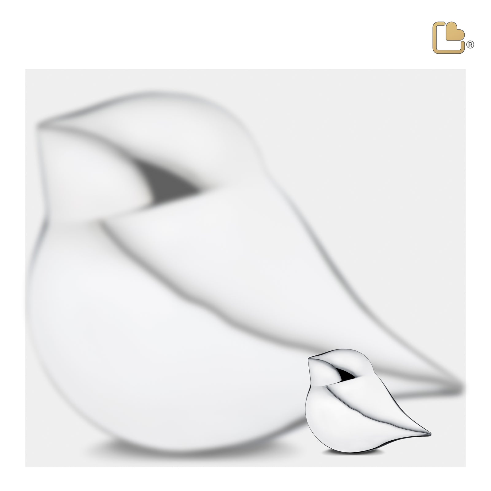 K562 SoulBird Male Keepsake Urn Pol Silver