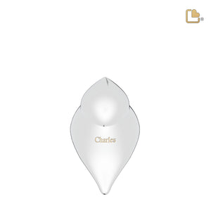 K563 SoulBird Keepsake Urn Pol Silver