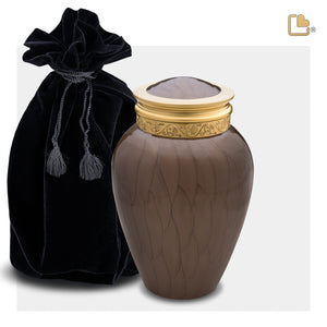 M291 Blessing Medium Urn Pearl Bronze & Bru Gold