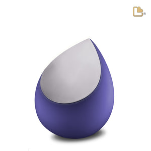 M586 Drop Medium Urn Navy & Bru Pewter