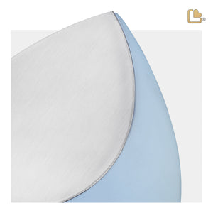 M589 Drop Medium Urn Blue & Bru Pewter