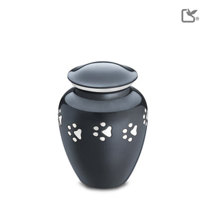 P212M Classic Medium Pet Urn Midnight & Bru Pewter