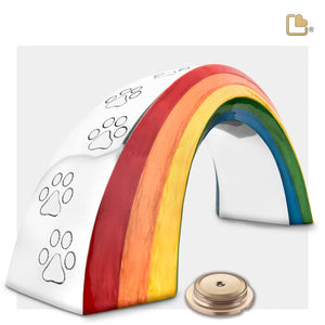 P660L Rainbow Large Pet Urn Pol Silver