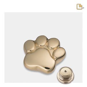 P671K LovePaw Pet Keepsake Urn Pol Gold