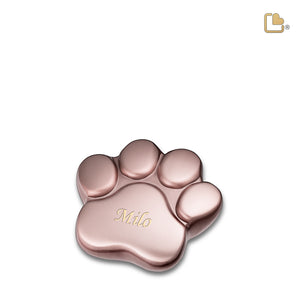 P674K LovePaw Pet Keepsake Urn Bru RoseGold