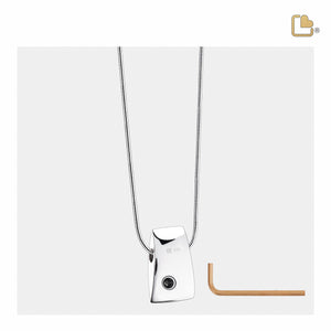 PD1120 Tribute Ashes Pendant Bru Silver