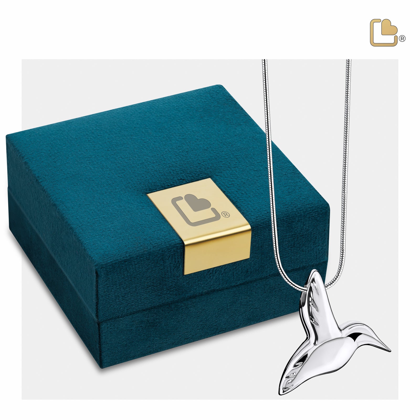 PD1350 HummingBird Ashes Pendant Pol Silver