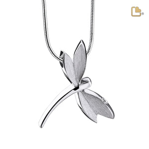 PD1390 DragonFly Ashes Pendant Pol & Bru Silver