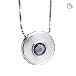 PD1440 Simplicity Ashes Pendant Bru Silver w/Swarovski®