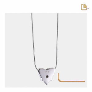 PD1490 CelticTrinityKnot Ashes Pendant Pol & Bru Silver