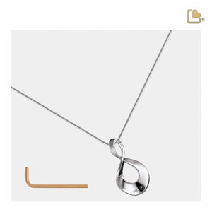 PD1501 InfiniteLove Ashes Pendant Pol Silver
