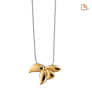 PD1540 Orchid Ashes Pendant Pol Gold Vermeil