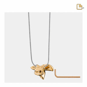 PD1540 Orchid Ashes Pendant Pol Gold Vermeil
