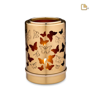 T711 Reflections of Life Tealight Urn Bru Gold