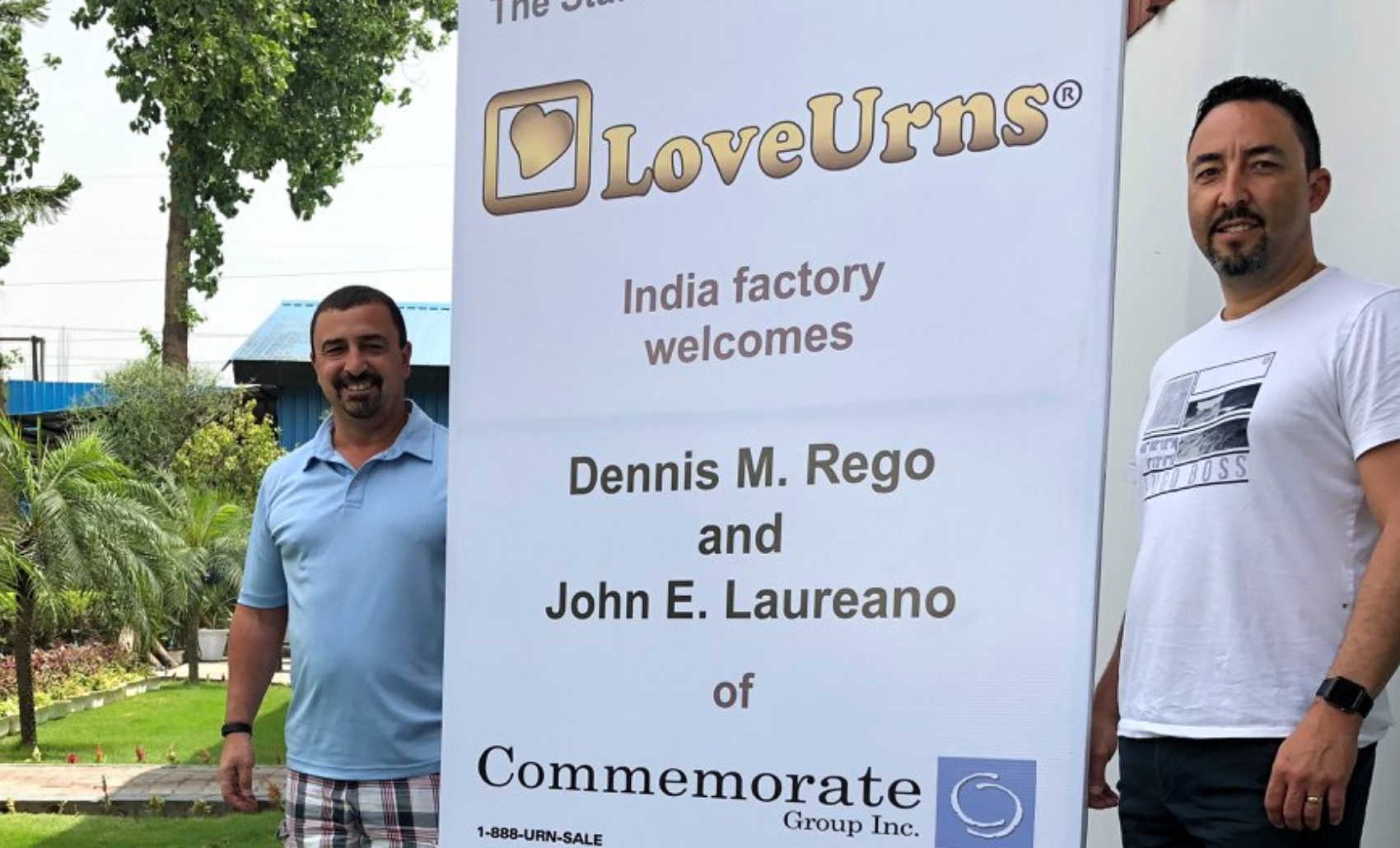 Commemorate Group visit LoveUrns® Factory May 2018